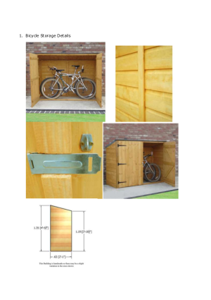 Bicycle Storage Details